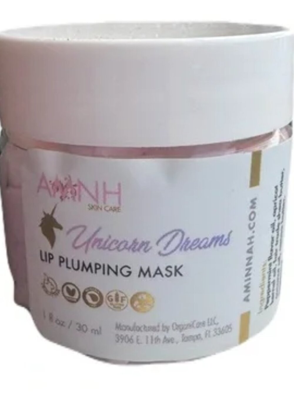 AMINNAH Unicorn Dreams Lip Plumping Mask